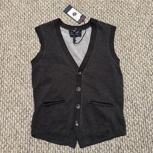 Armani Jeans cotton Slim Fit V-Neck Sweater Vest